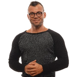 Black Plastic Glasses (Frames)