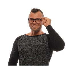 Blue Plastic Glasses (Frames)