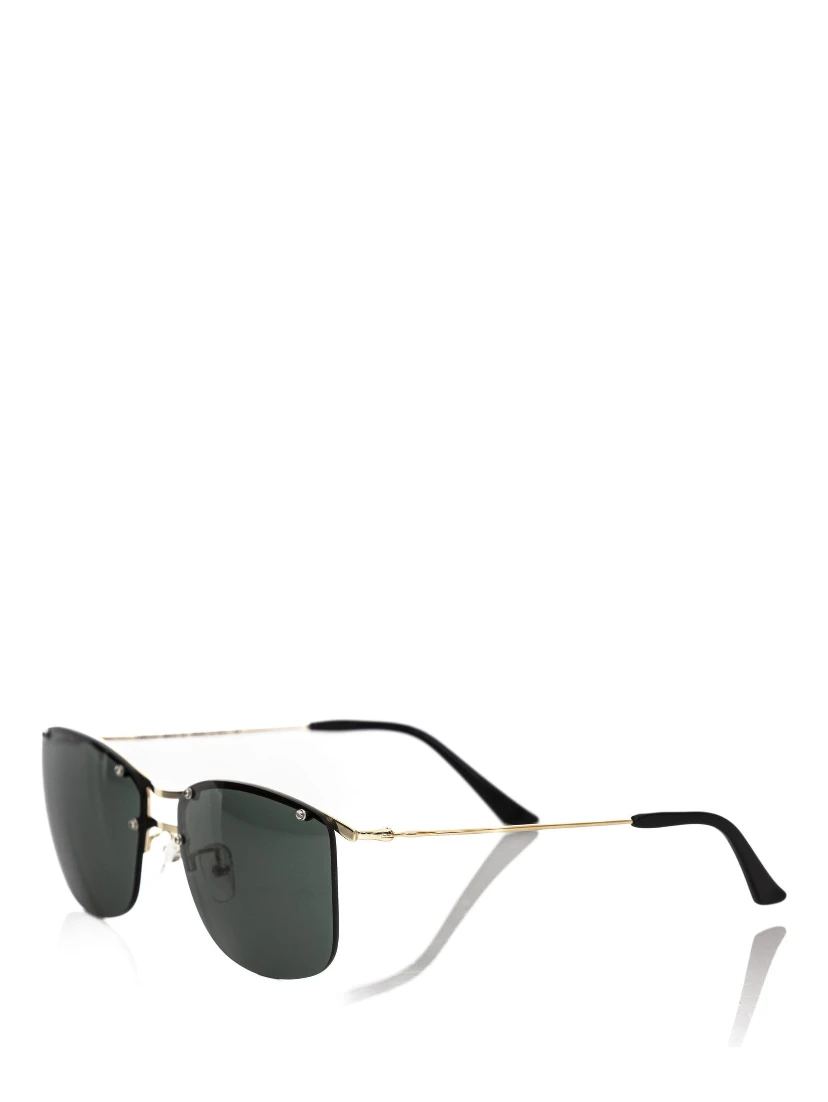 Black Metallic Fibre Sunglass