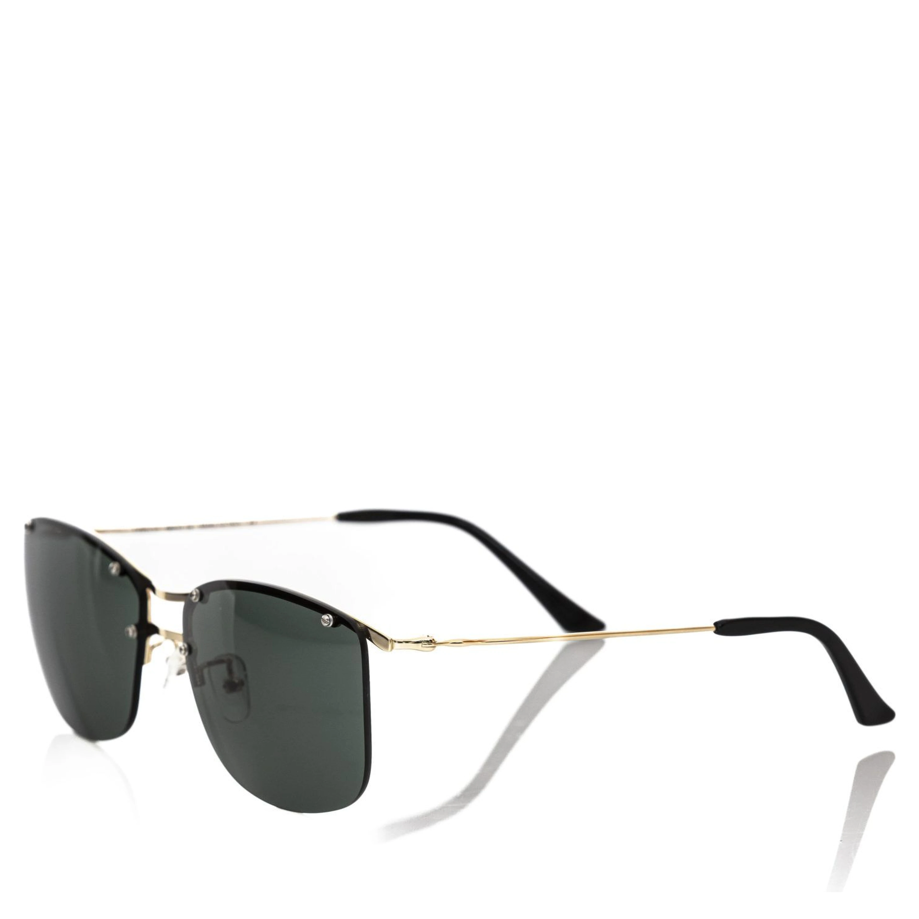Black Metallic Fibre Sunglass