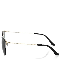 Black Metallic Fibre Sunglass