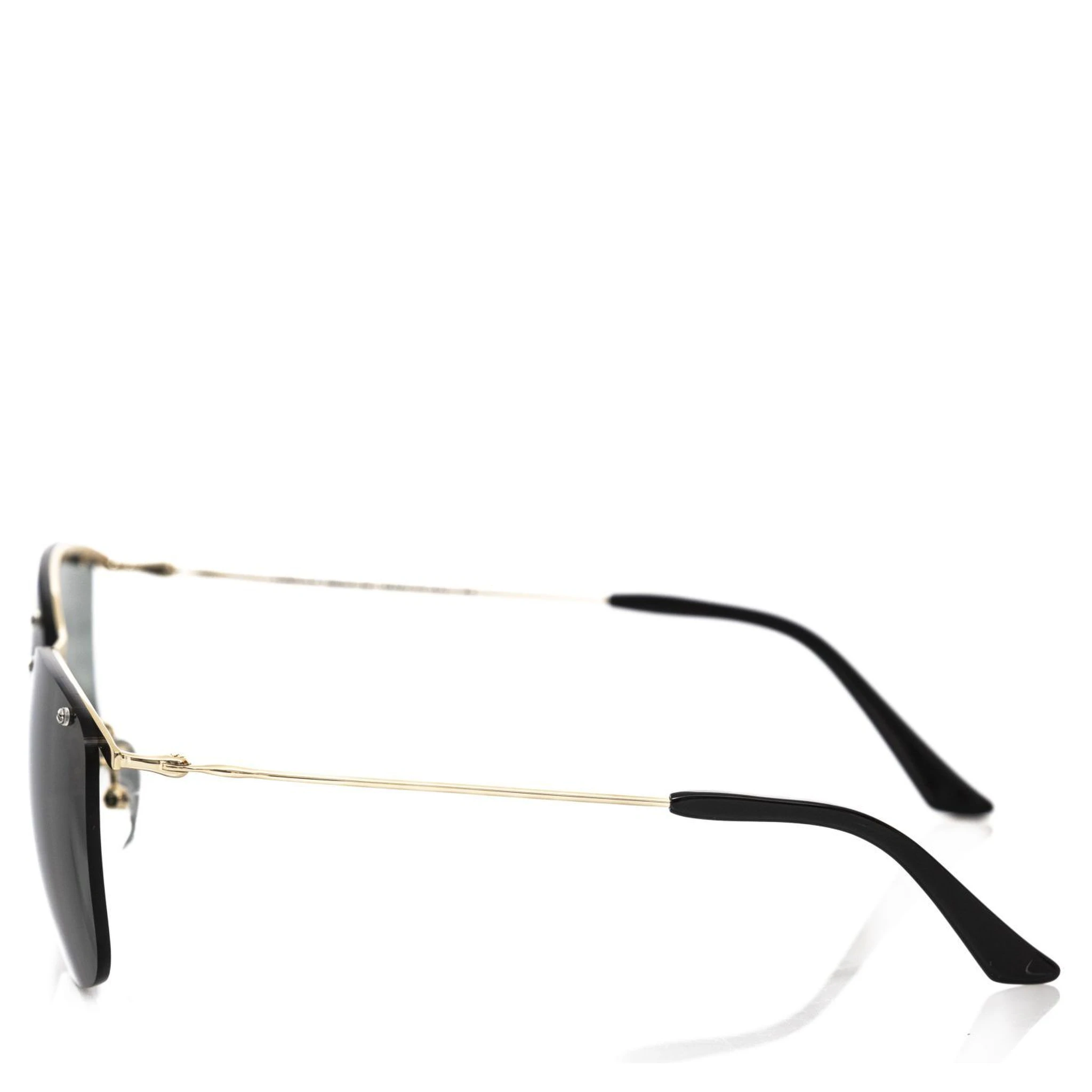 Black Metallic Fibre Sunglass