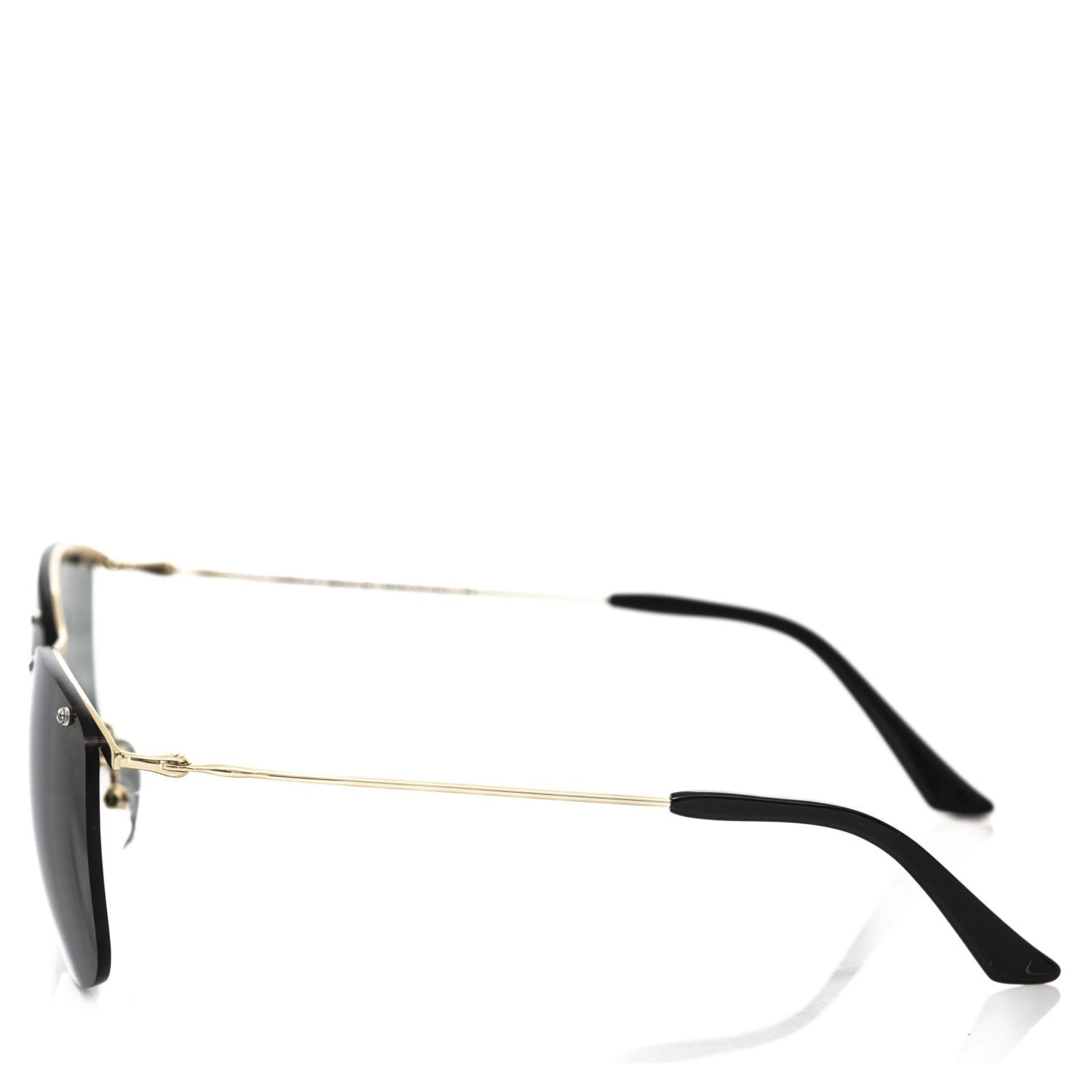 Black Metallic Fibre Sunglass