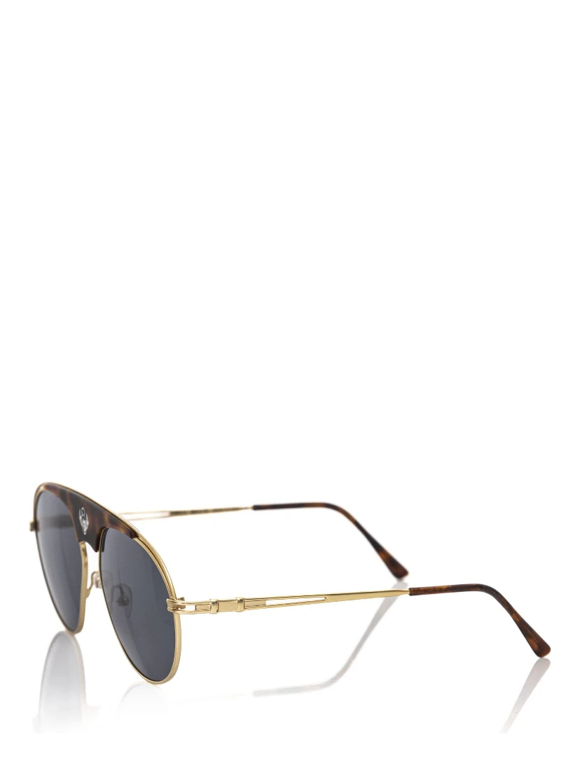 Brown Metallic Fibre Sunglass