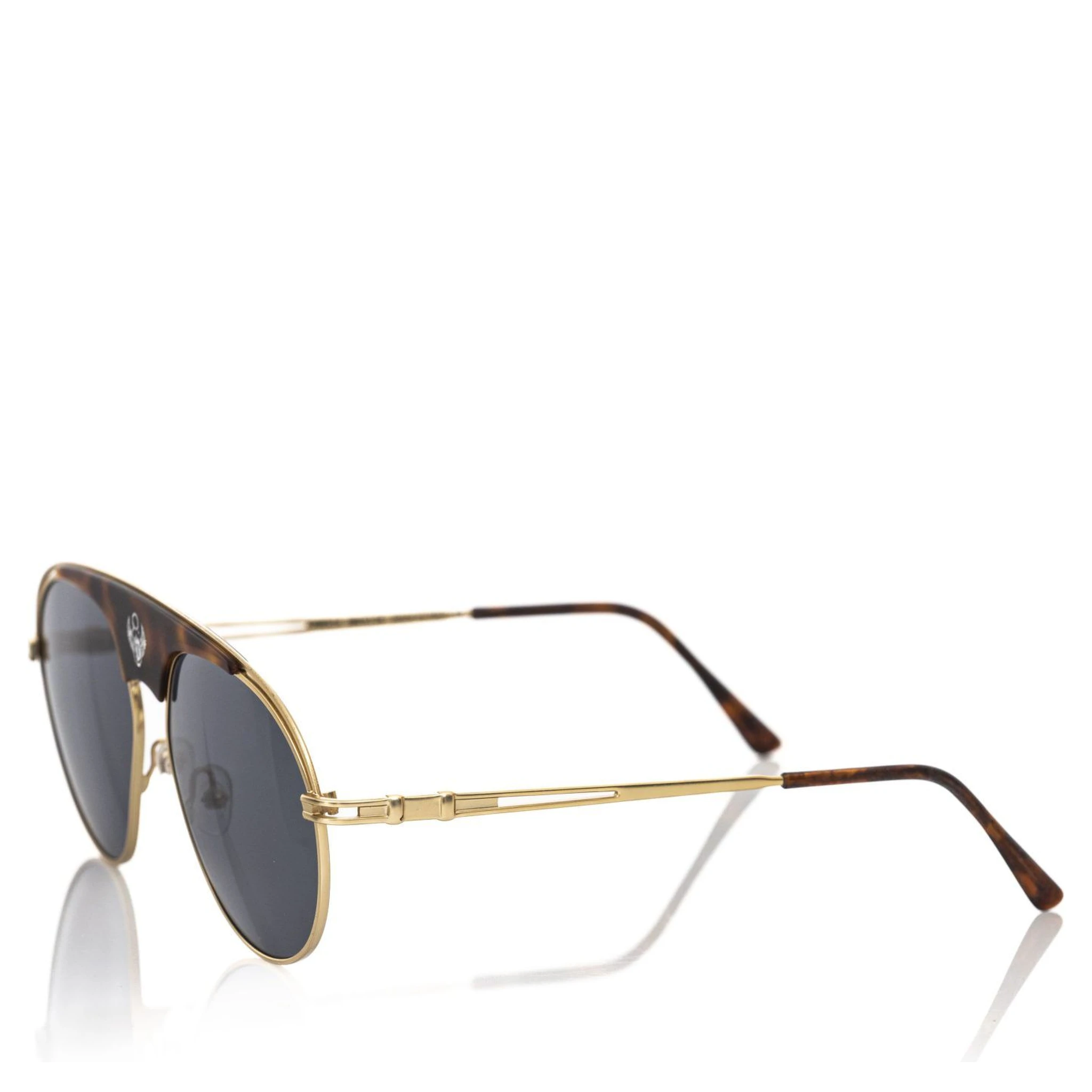 Brown Metallic Fibre Sunglass