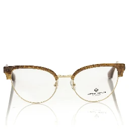 Brown Metallic Fibre Glasses Frame