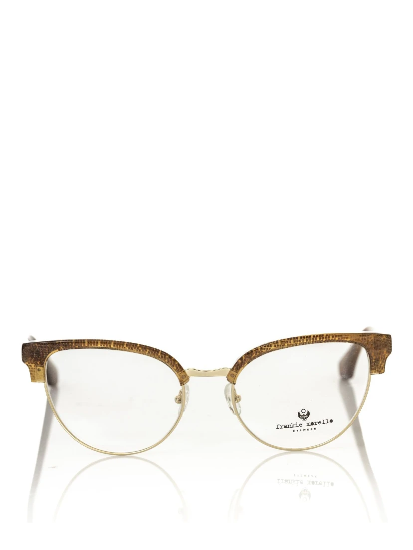 Brown Metallic Fibre Glasses Frame