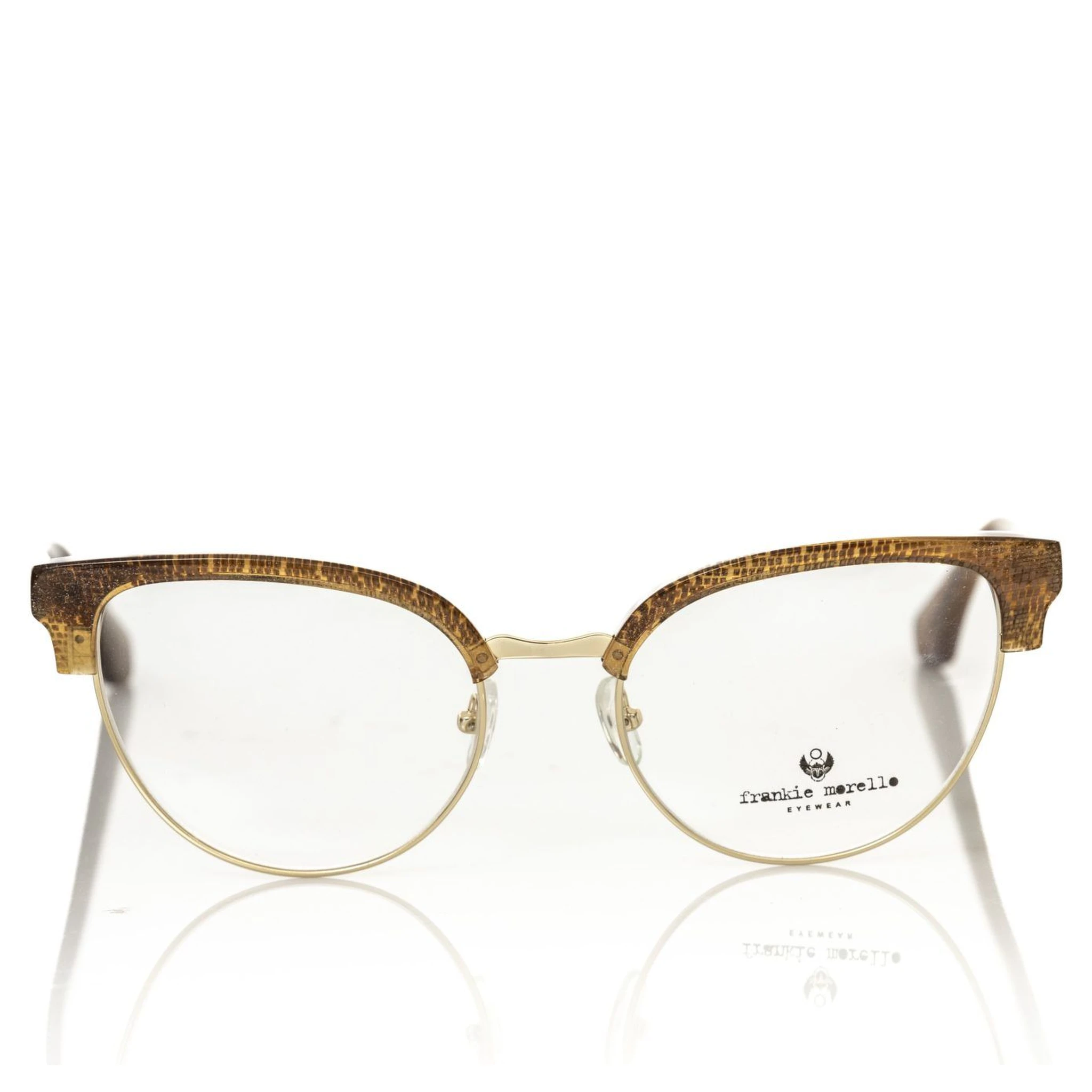 Brown Metallic Fibre Glasses Frame