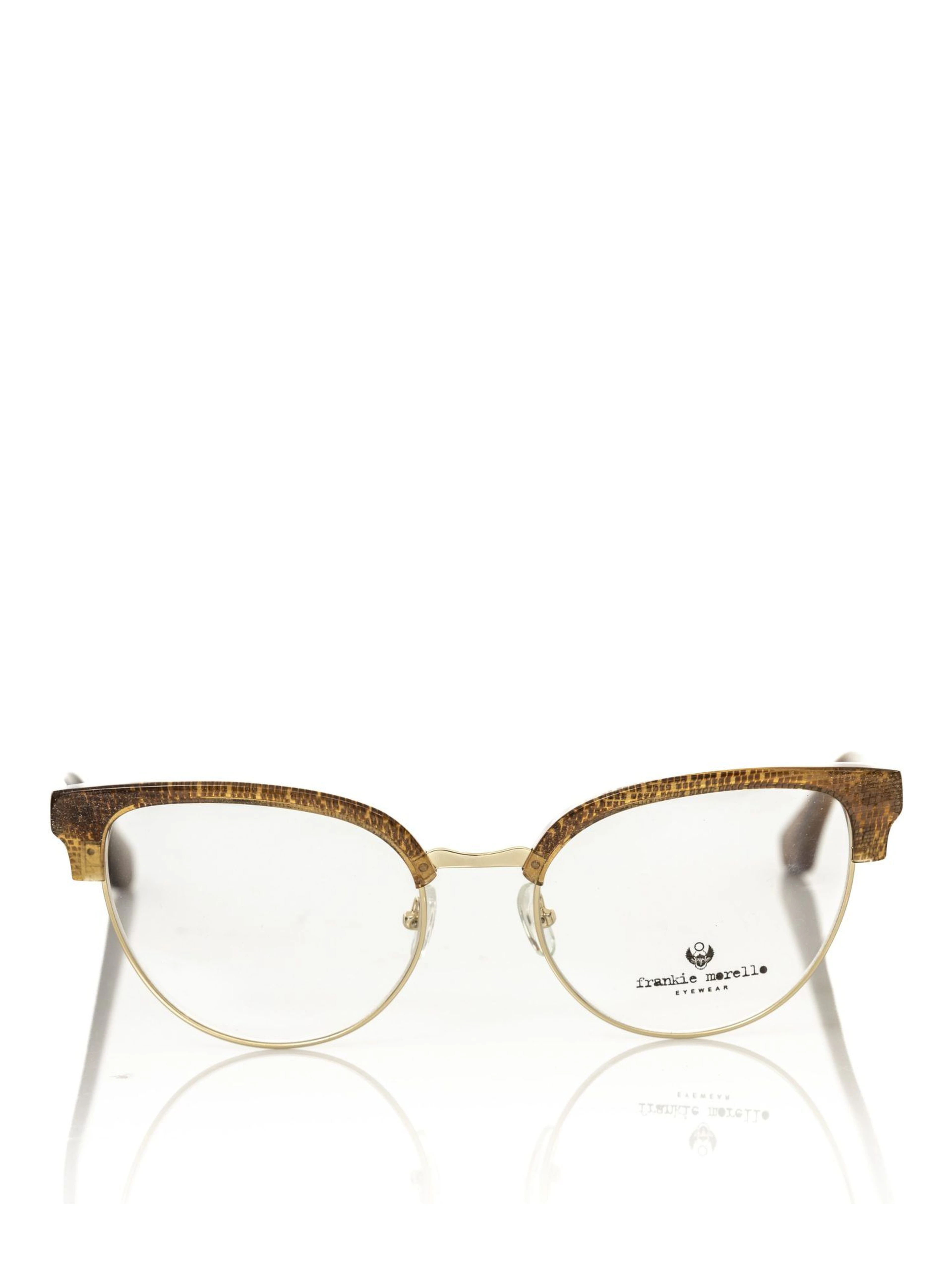 Brown Metallic Fibre Glasses Frame