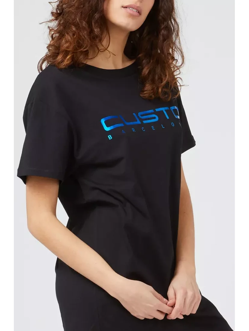 تيشيرت قطني أزرق