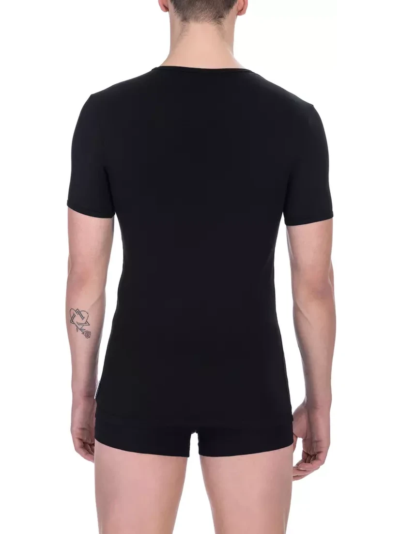 Black Cotton T-Shirt