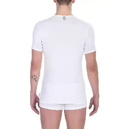 تي شيرت قطني أبيض