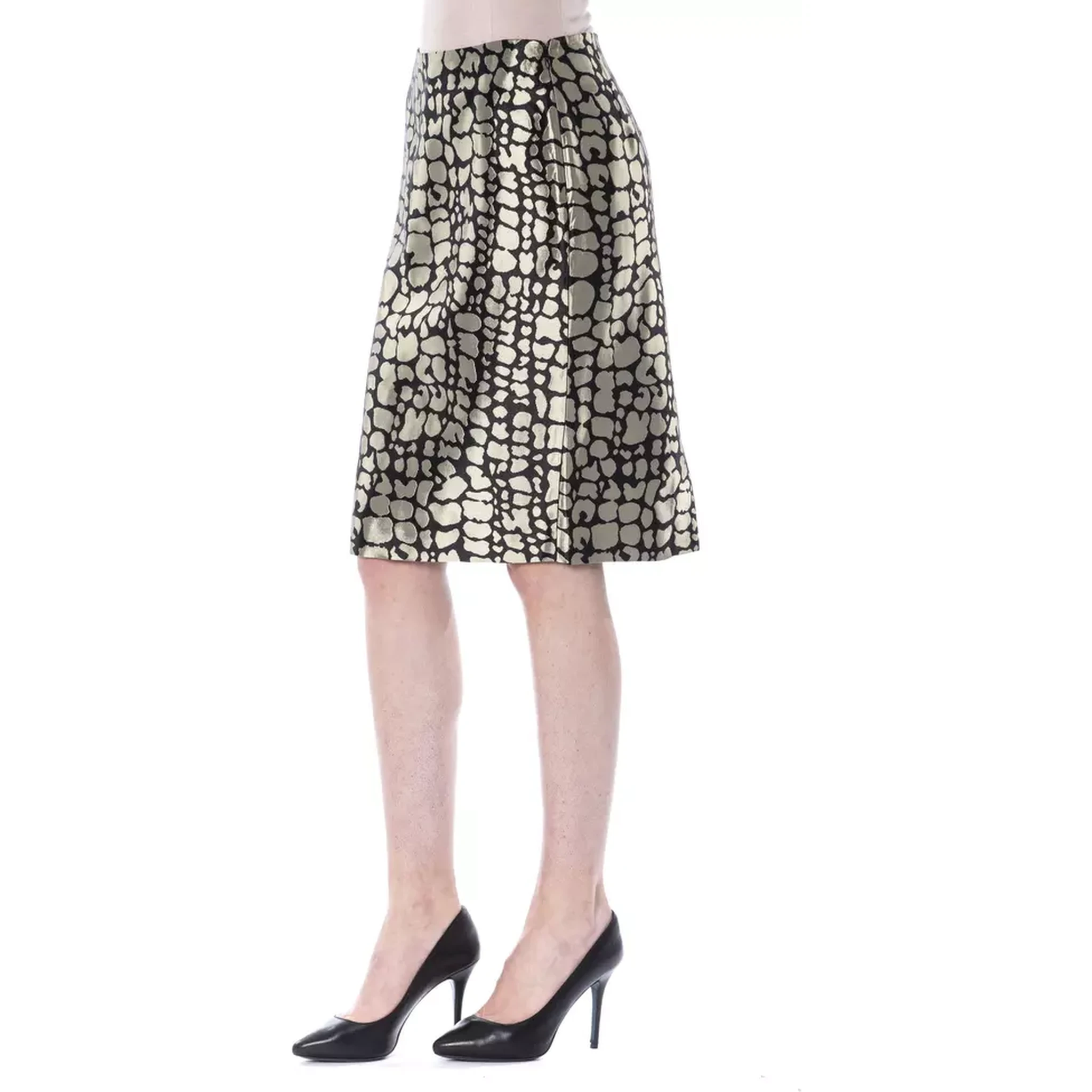 Gold Viscose Skirt