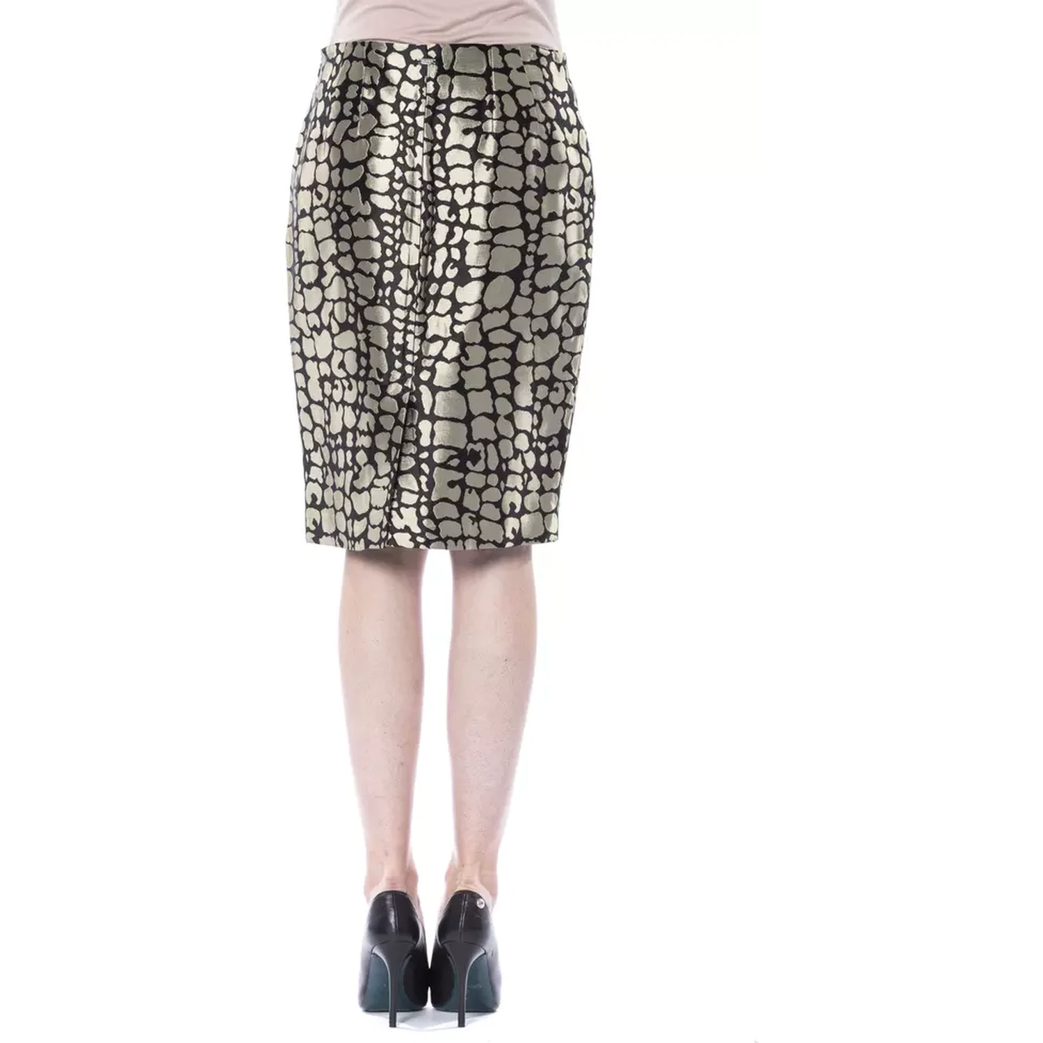 Gold Viscose Skirt