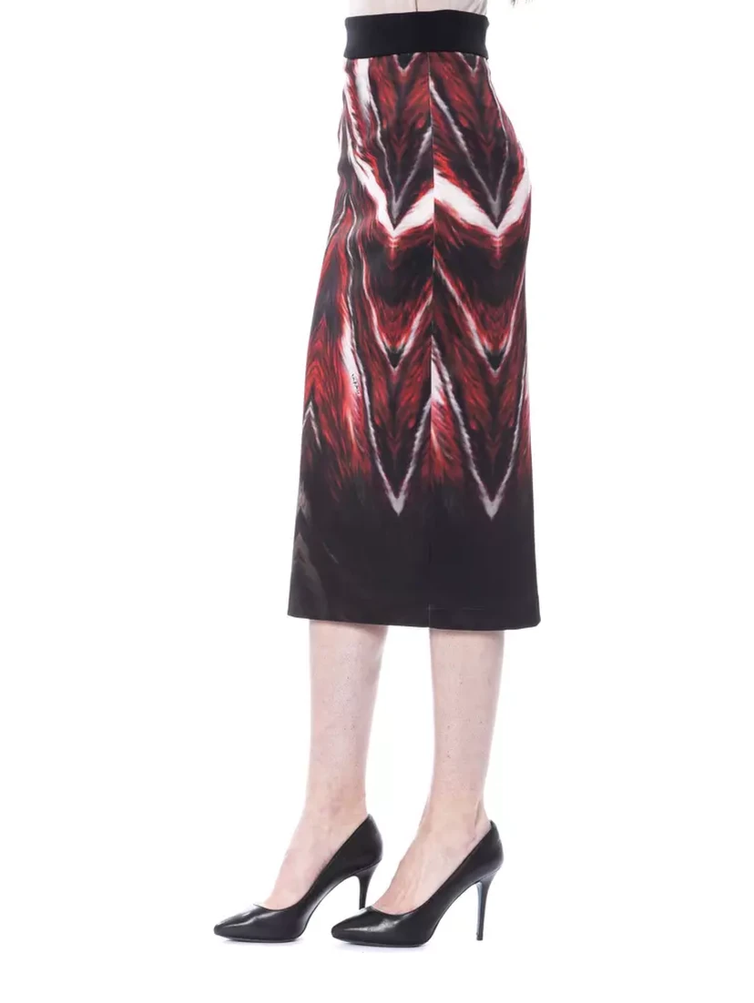 Multicolor Polyester Skirt