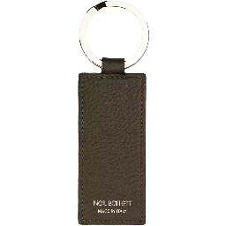 Green Leather Keychain