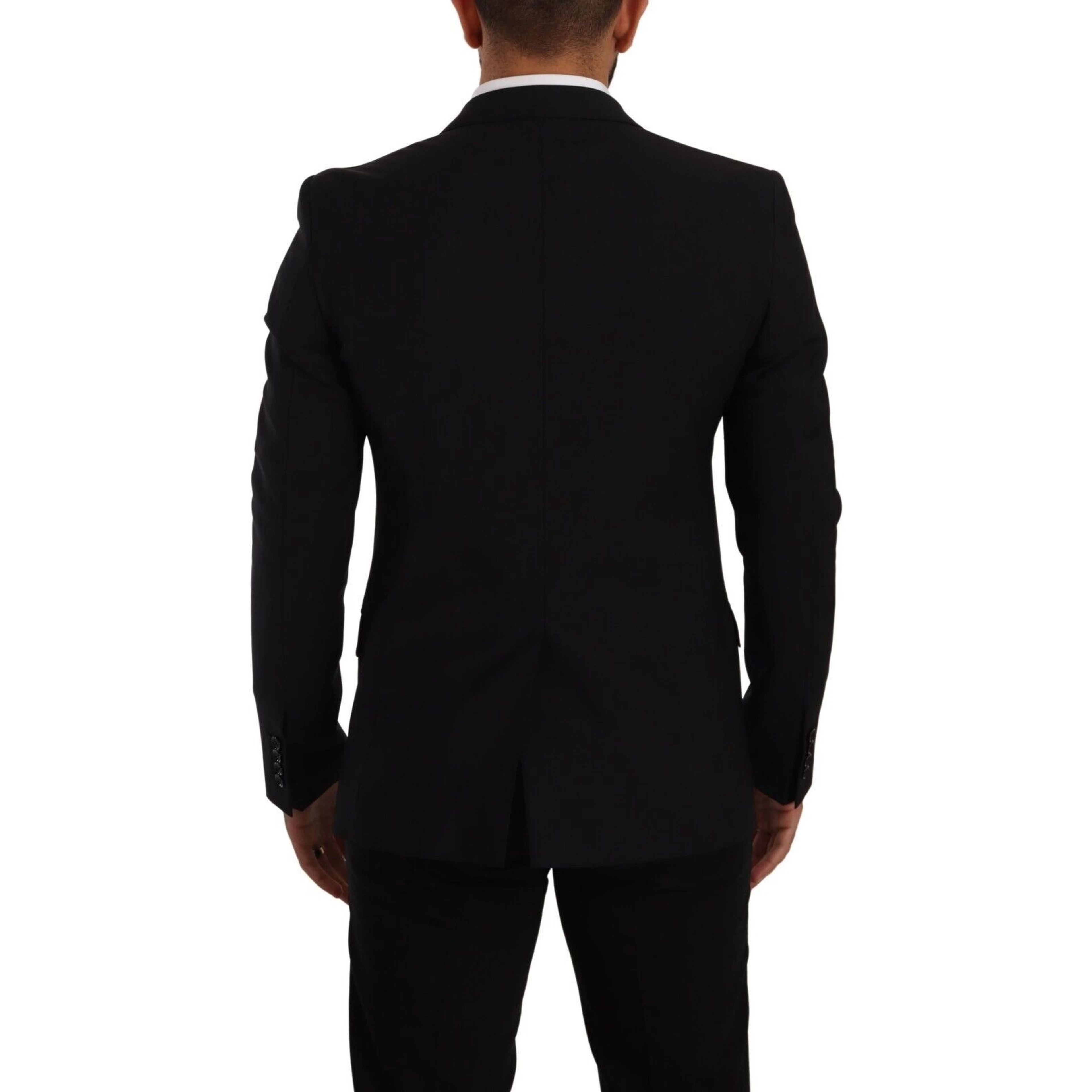 Black Slim Fit Vest 2 Button MARTINI Blazer