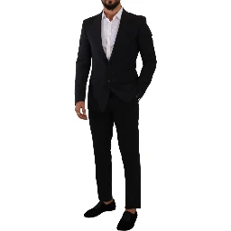 Black Slim Fit Vest 2 Button MARTINI Blazer