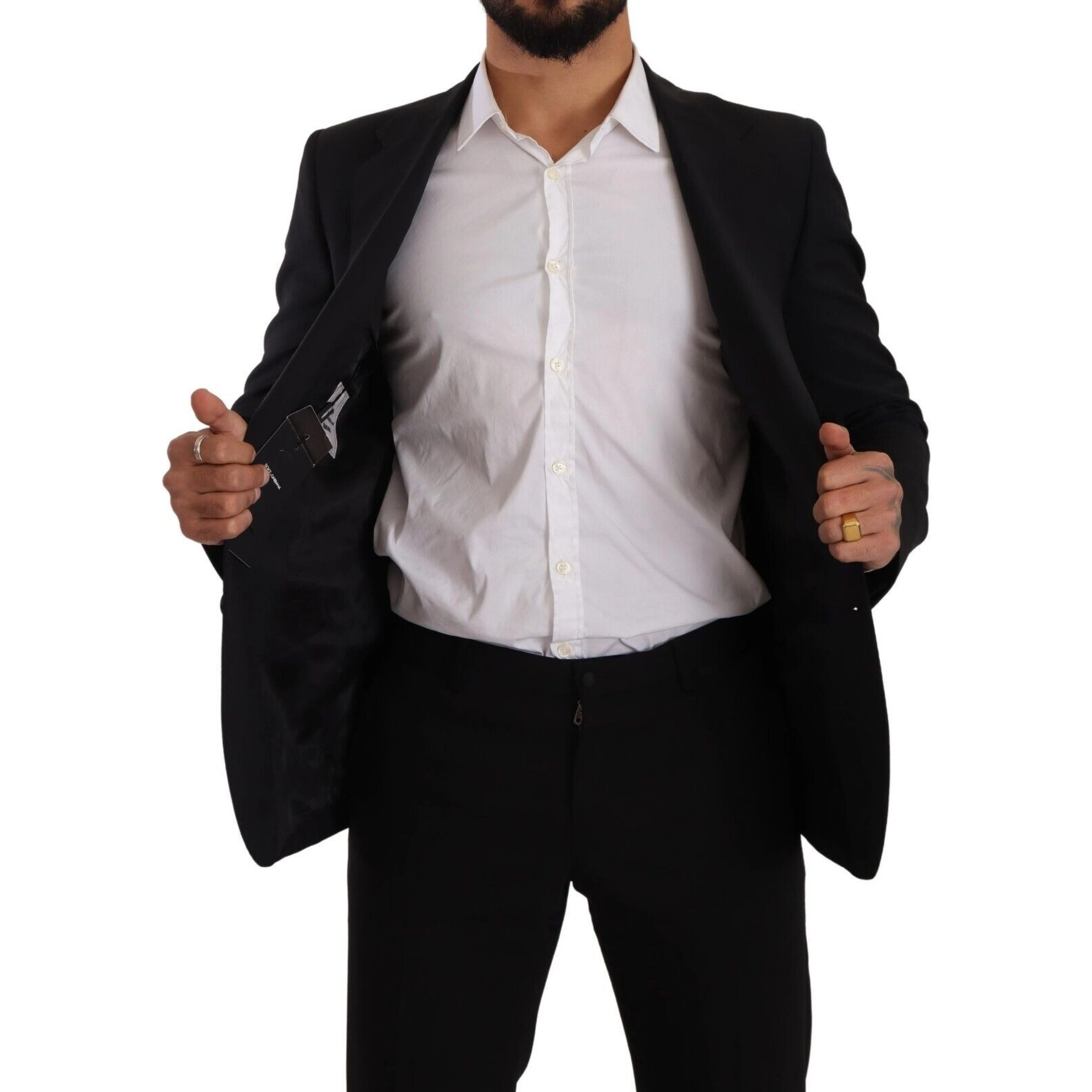 Black Slim Fit Vest 2 Button MARTINI Blazer