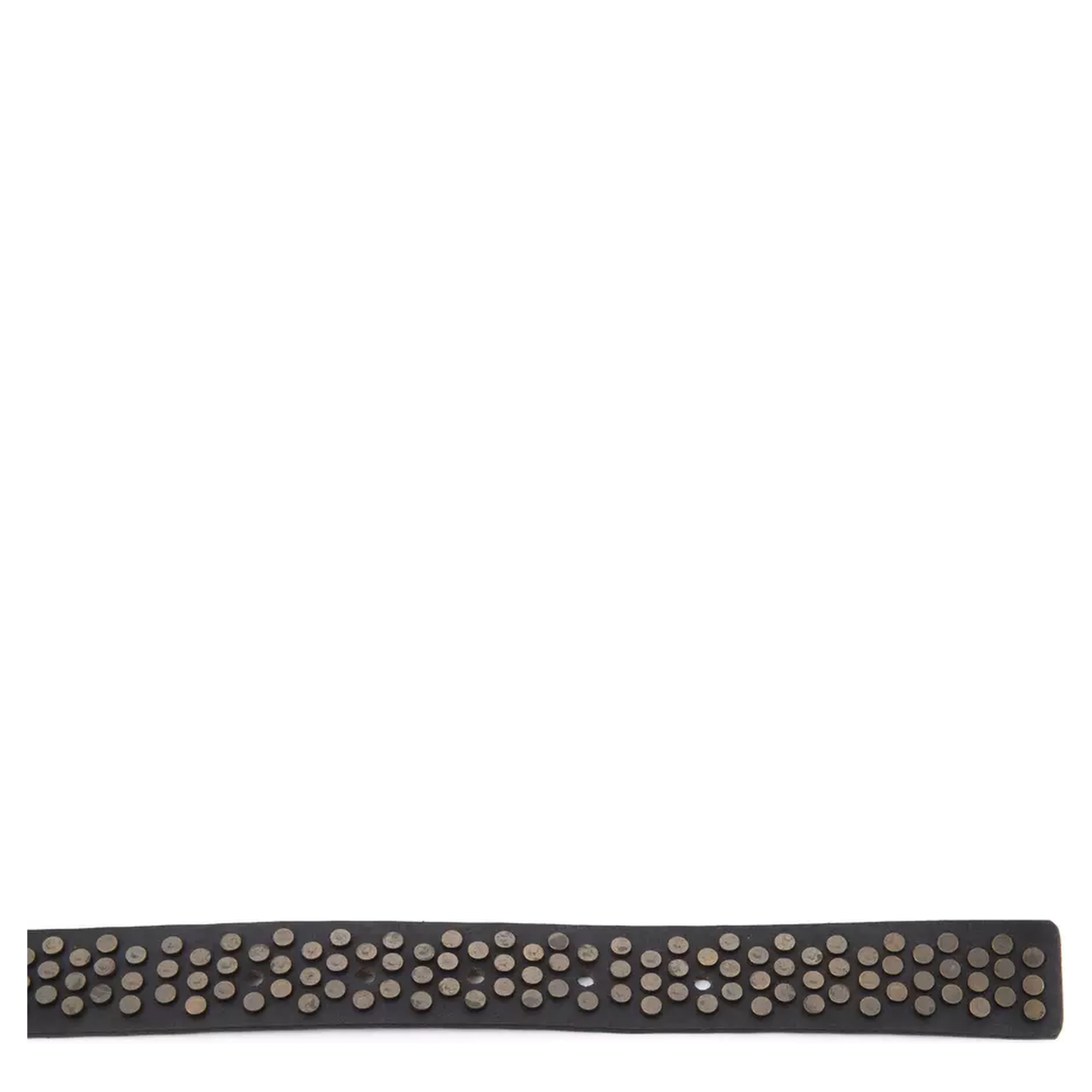 Black Cowhide Belt
