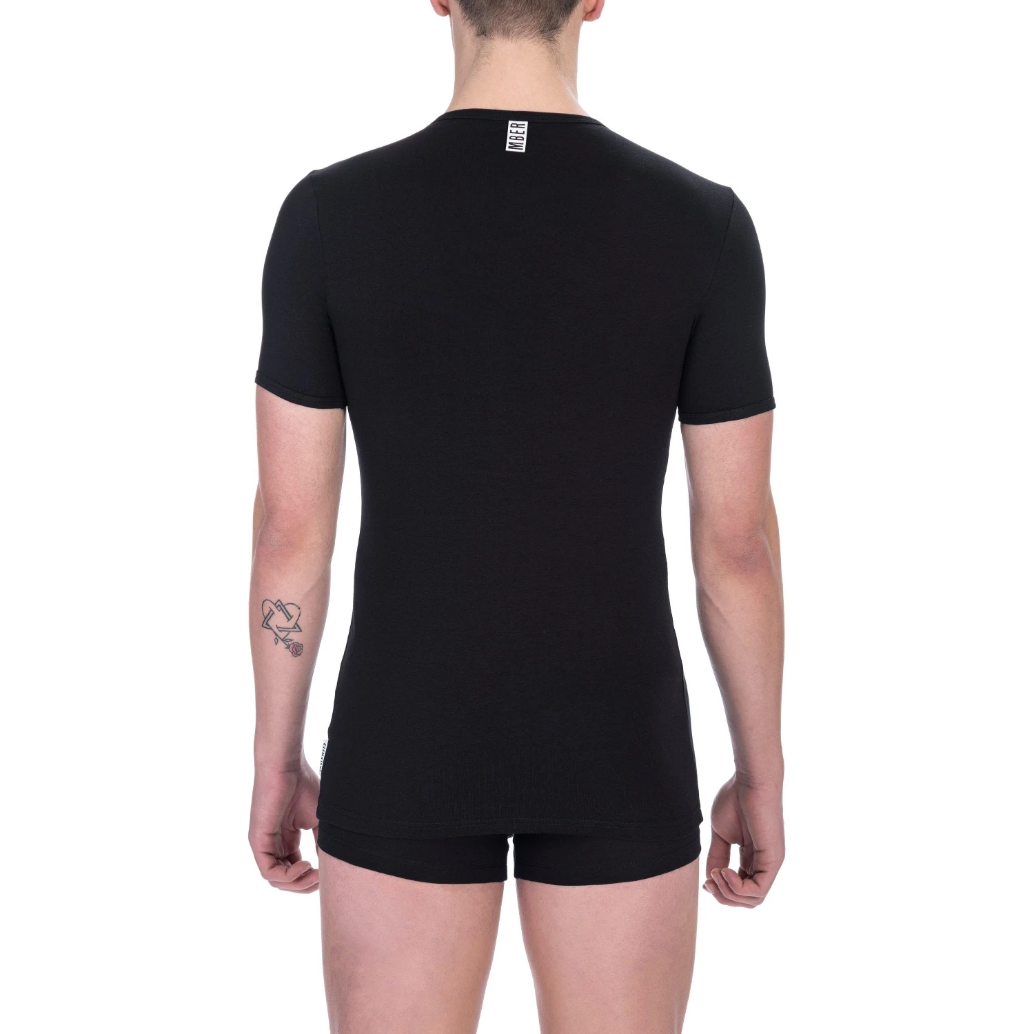 Black Cotton T-Shirt