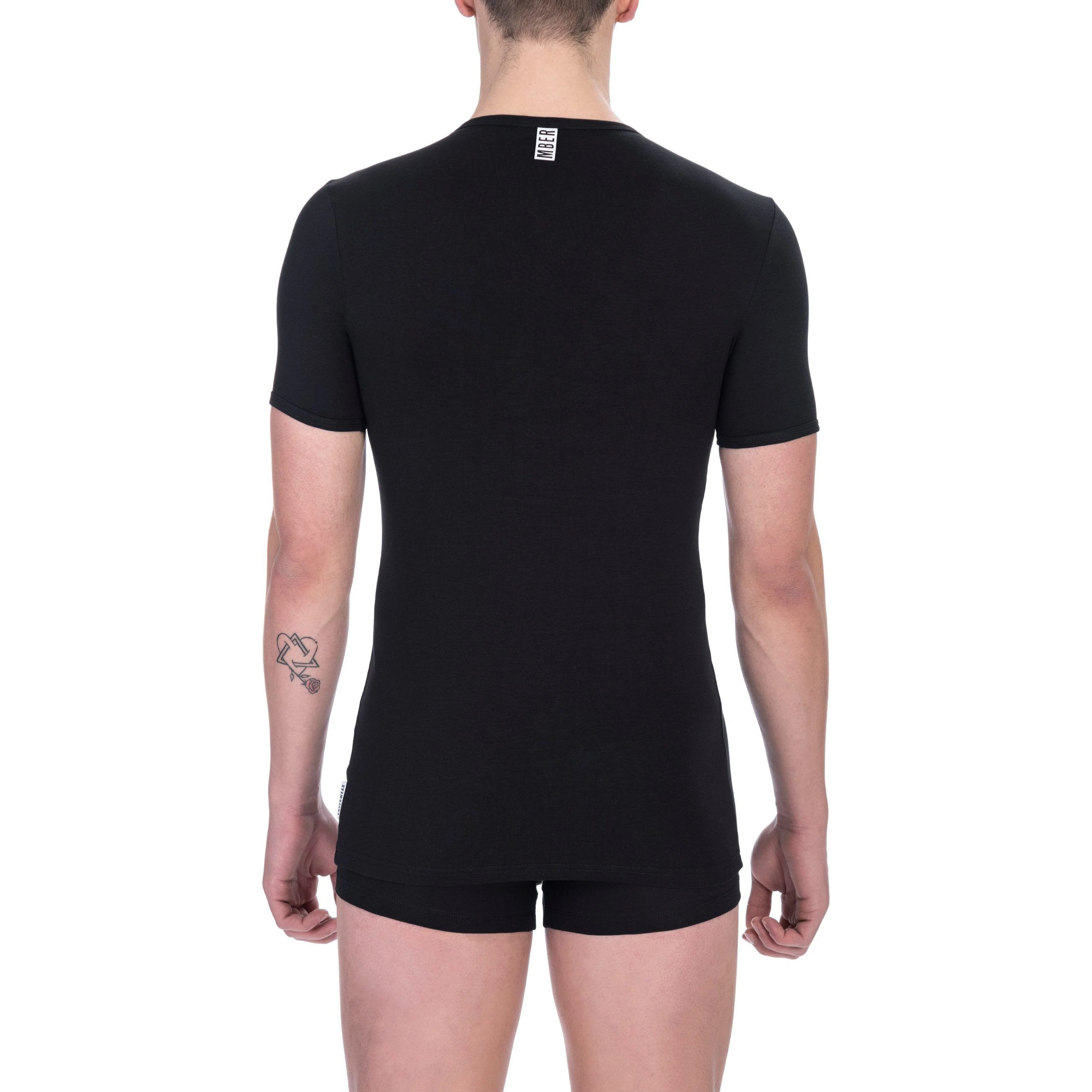 Black Cotton T-Shirt