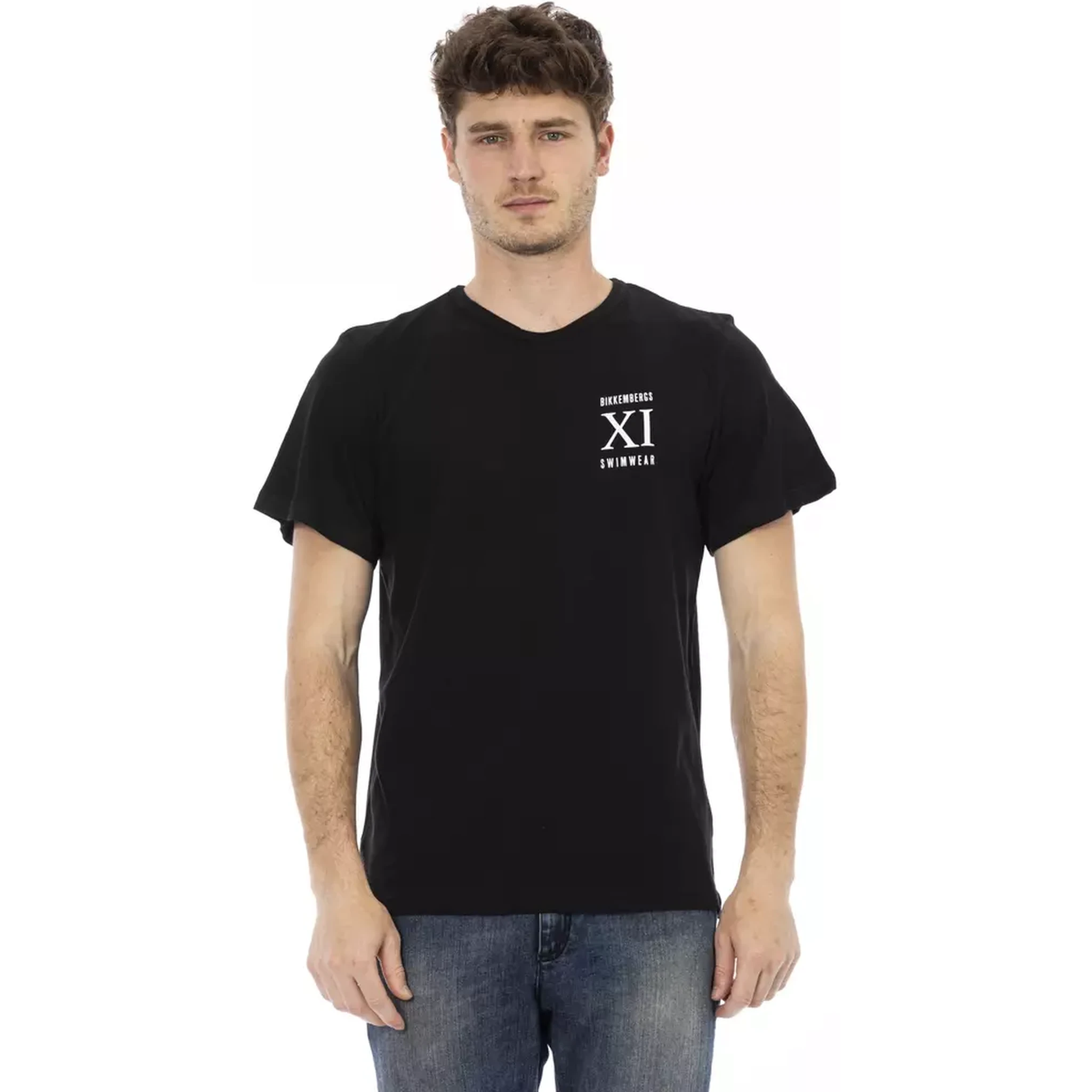 Black Cotton T-Shirt