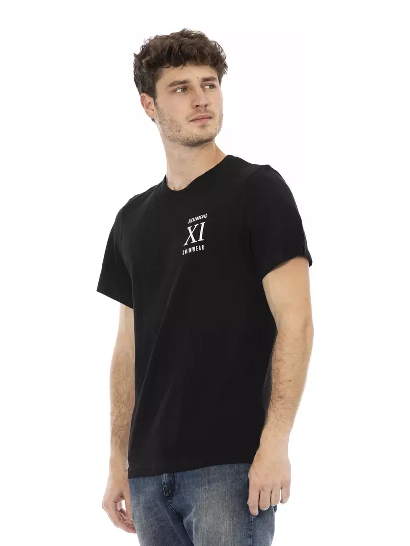 Black Cotton T-Shirt