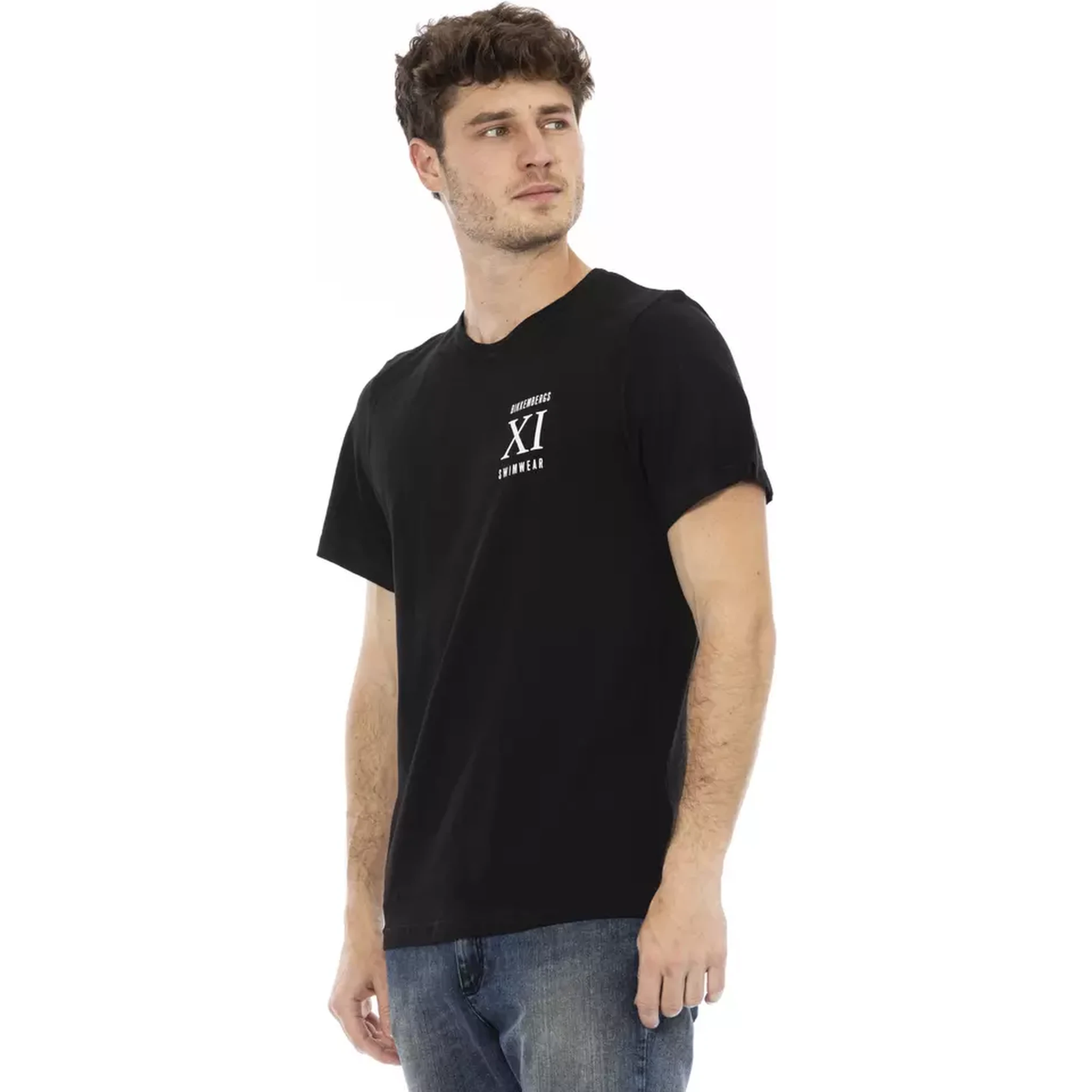 Black Cotton T-Shirt