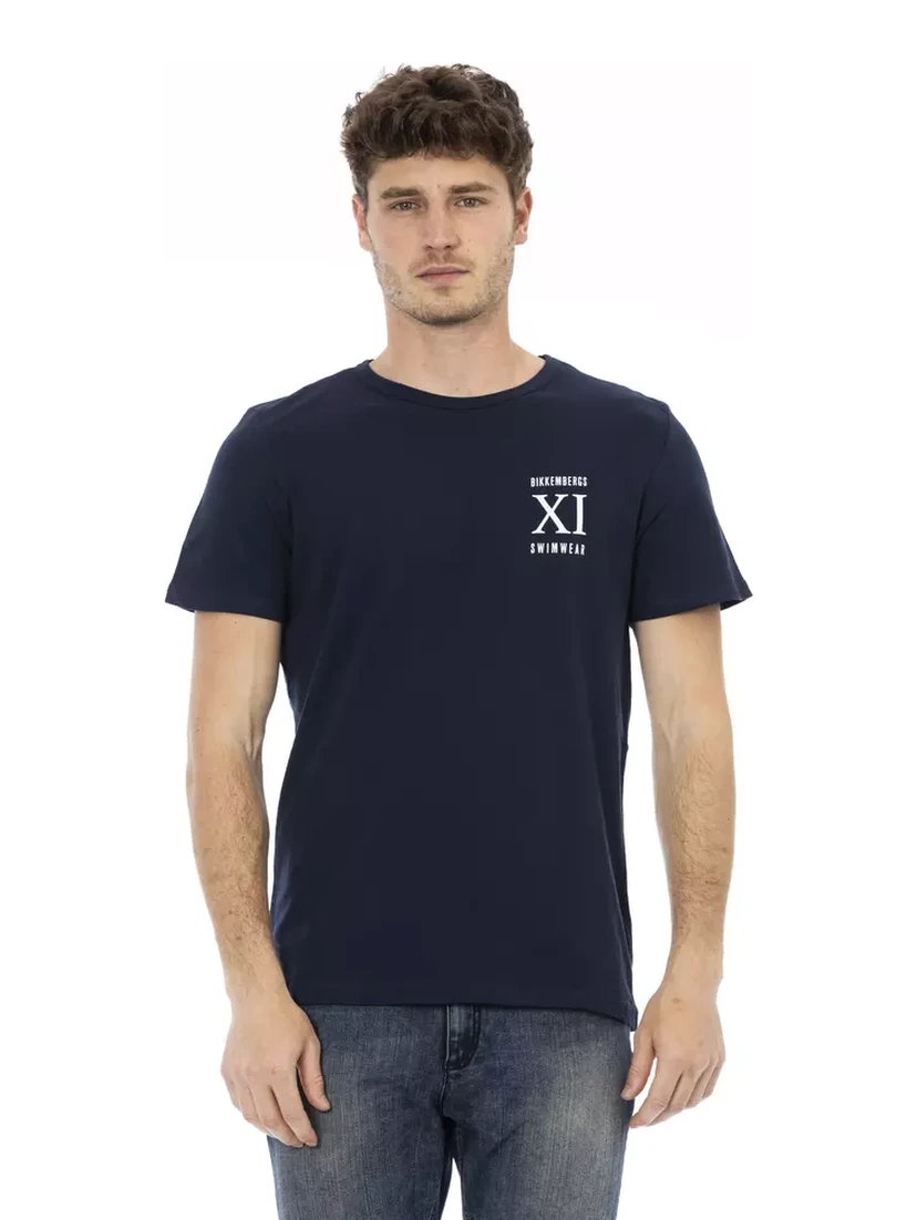 Blue Cotton T-Shirt