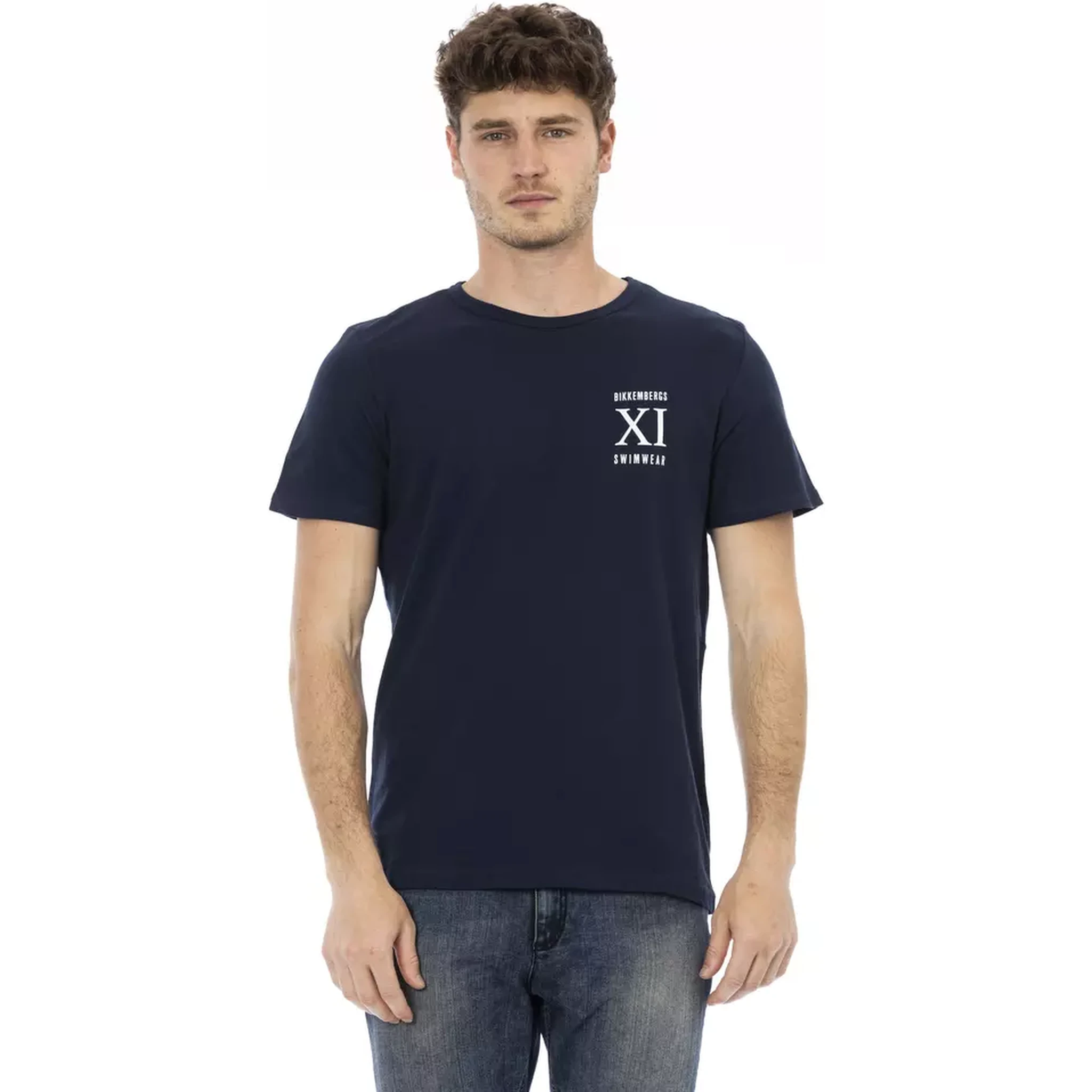 Blue Cotton T-Shirt