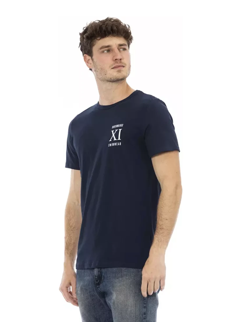 Blue Cotton T-Shirt