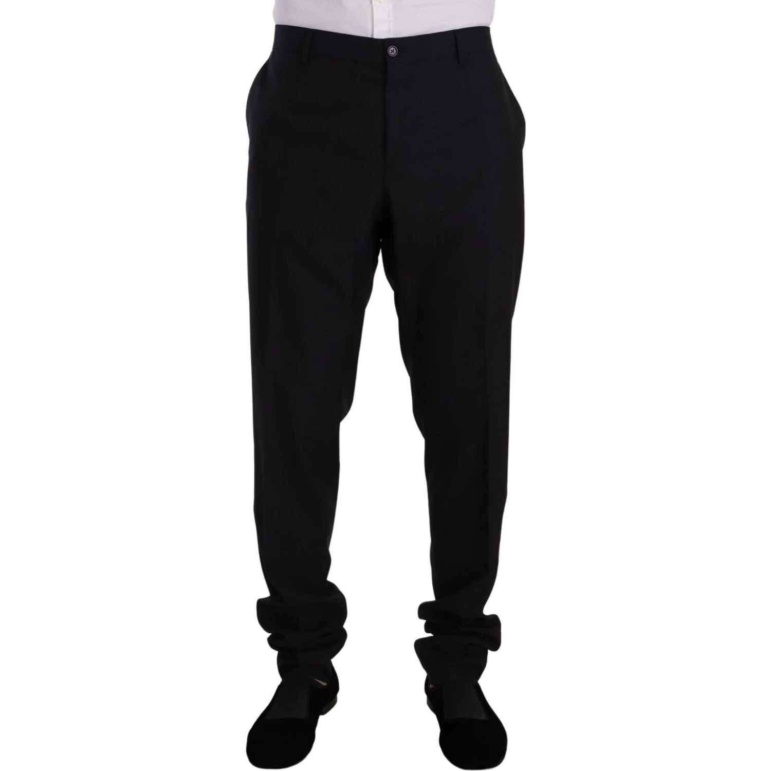 Blue GOLD Wool Single Breasted 2 Piece Suit