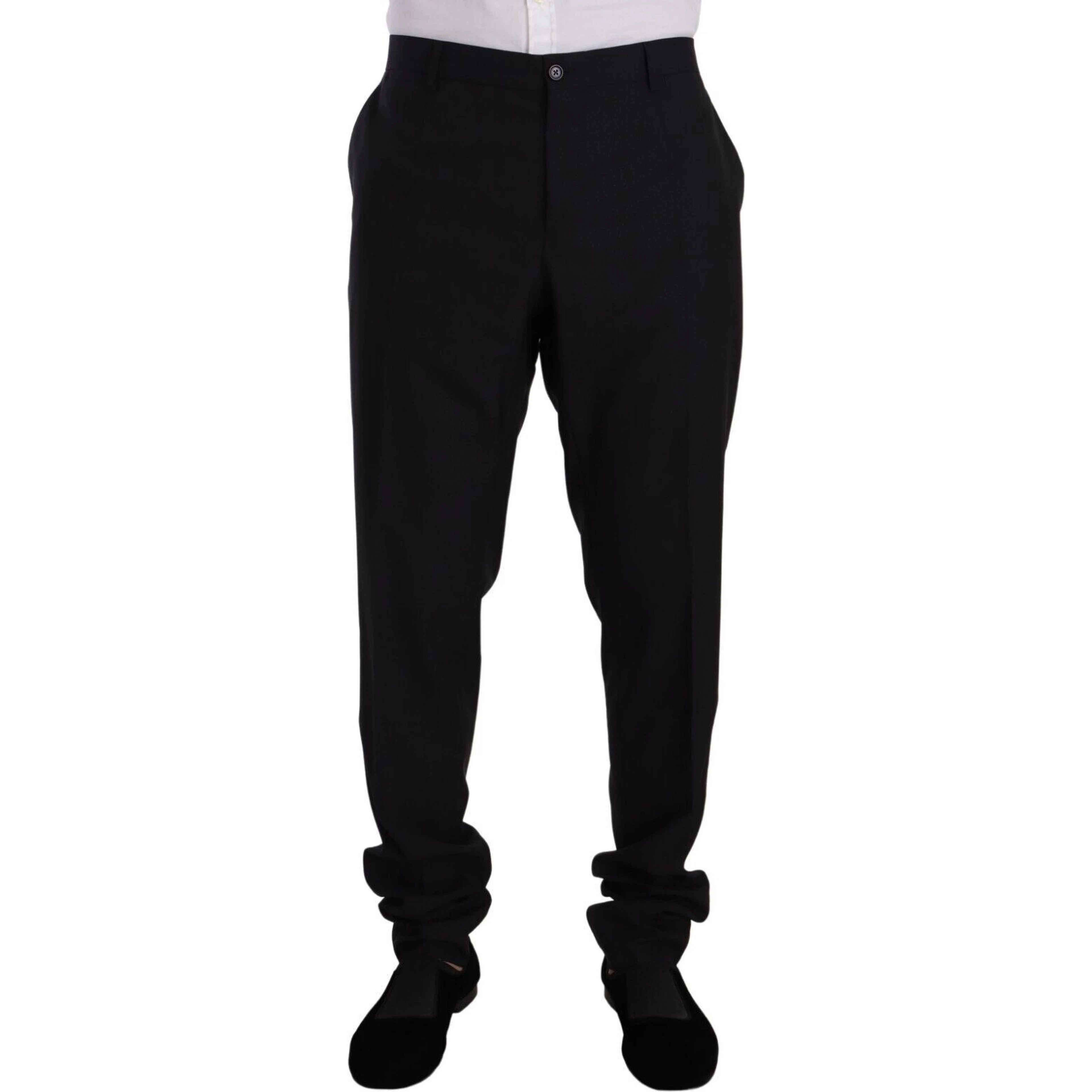 Blue GOLD Wool Single Breasted 2 Piece Suit