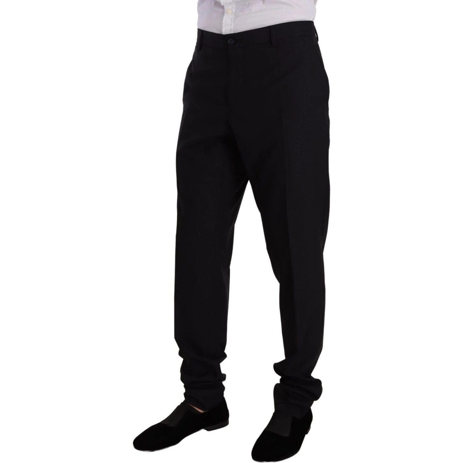 Blue GOLD Wool Single Breasted 2 Piece Suit