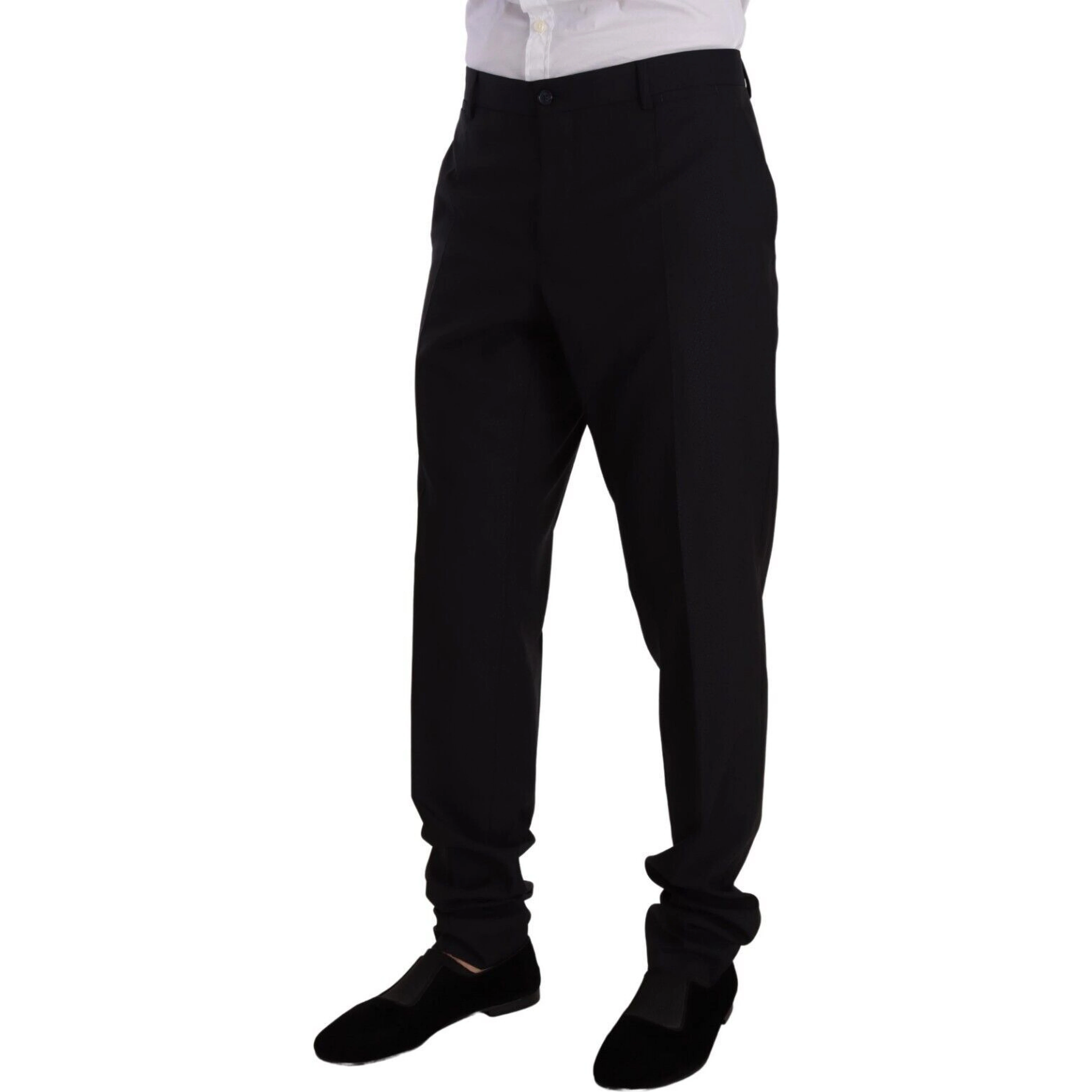 Blue GOLD Wool Single Breasted 2 Piece Suit