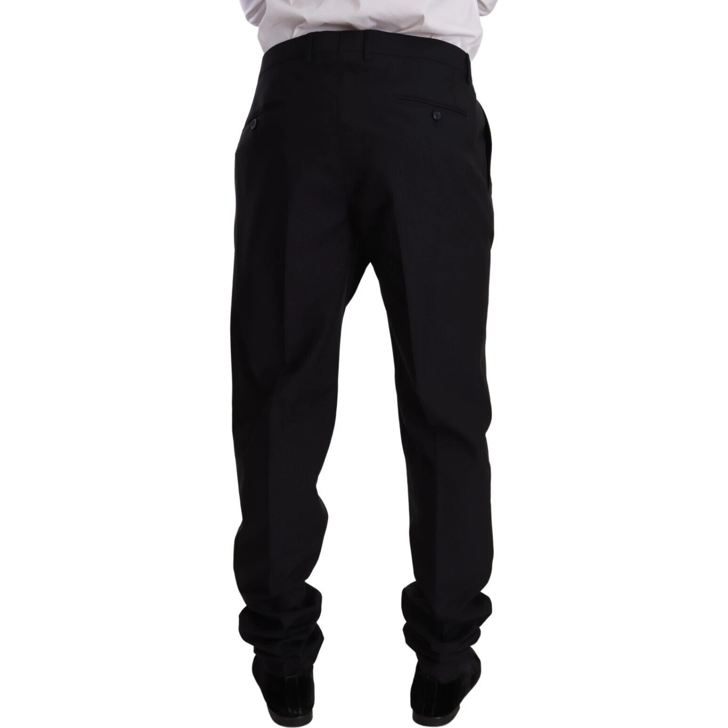 Blue GOLD Wool Single Breasted 2 Piece Suit