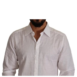 White GOLD Cotton Slim Fit Dress Formal Shirt