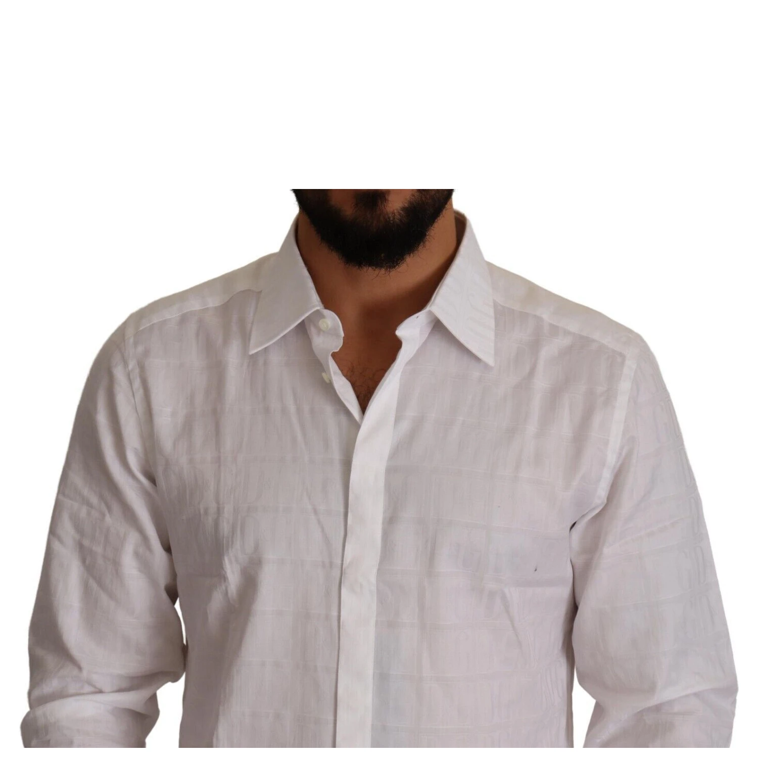 White GOLD Cotton Slim Fit Dress Formal Shirt