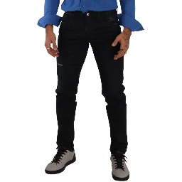 Blue Cotton Stretch Skinny Denim Trouser Jeans