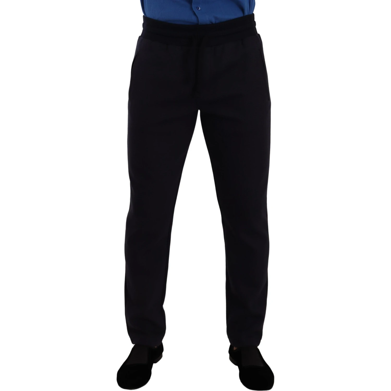 Blue Cotton Stretch Jogging Trouser Pants