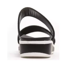 Black Textile Sandal