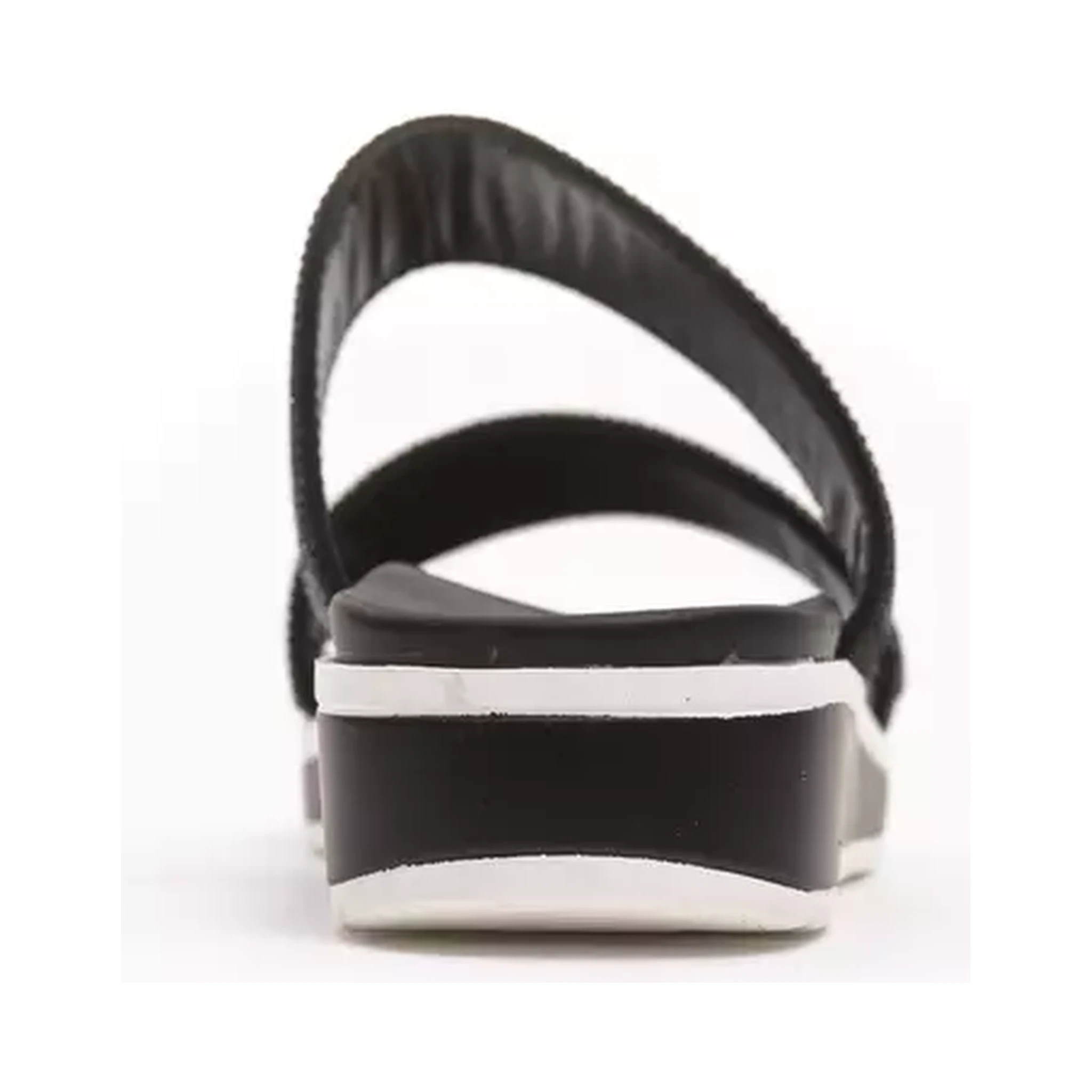 Black Textile Sandal