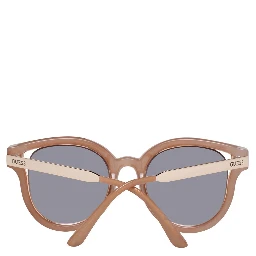 Brown Metal & Plastic Sunglasses
