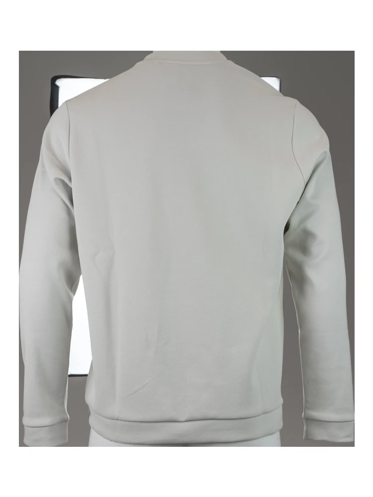 Beige Cotton Round Neck Sweatshirt alternative