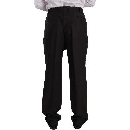 Gray Polyester Single Breasted Formal Suit