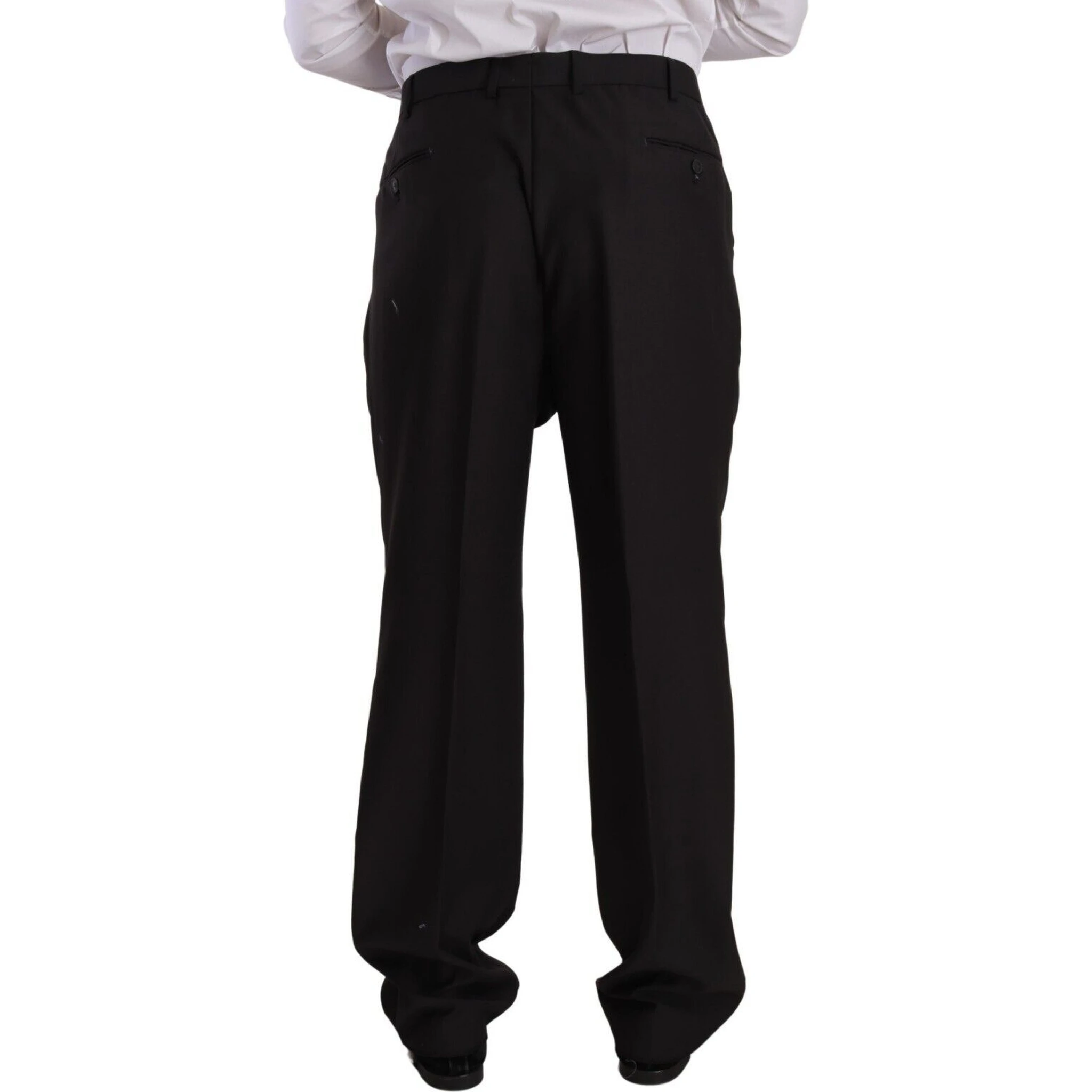 Gray Polyester Single Breasted Formal Suit