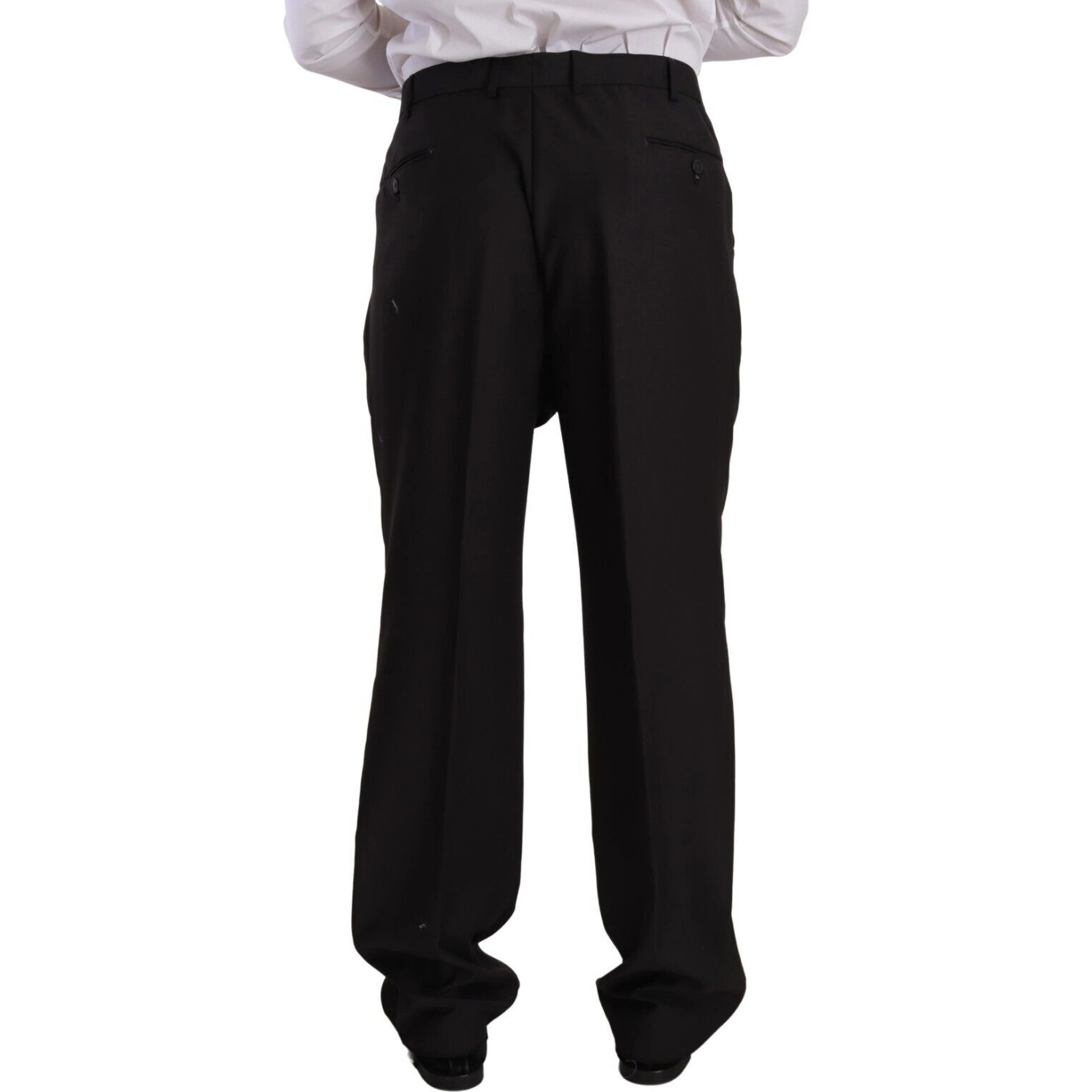 Gray Polyester Single Breasted Formal Suit