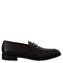 Black Calf Leather Moccasin Formal Shoes