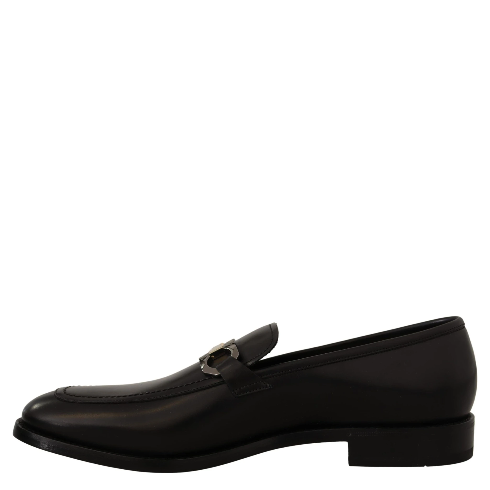Black Calf Leather Moccasin Formal Shoes